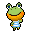 pixel sprite of henry from animal crossing