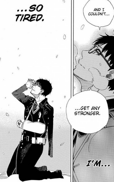 ao no exorcist manga panel chapter 93