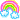 animated pixel rainbow emoji