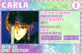 carla's site-id card